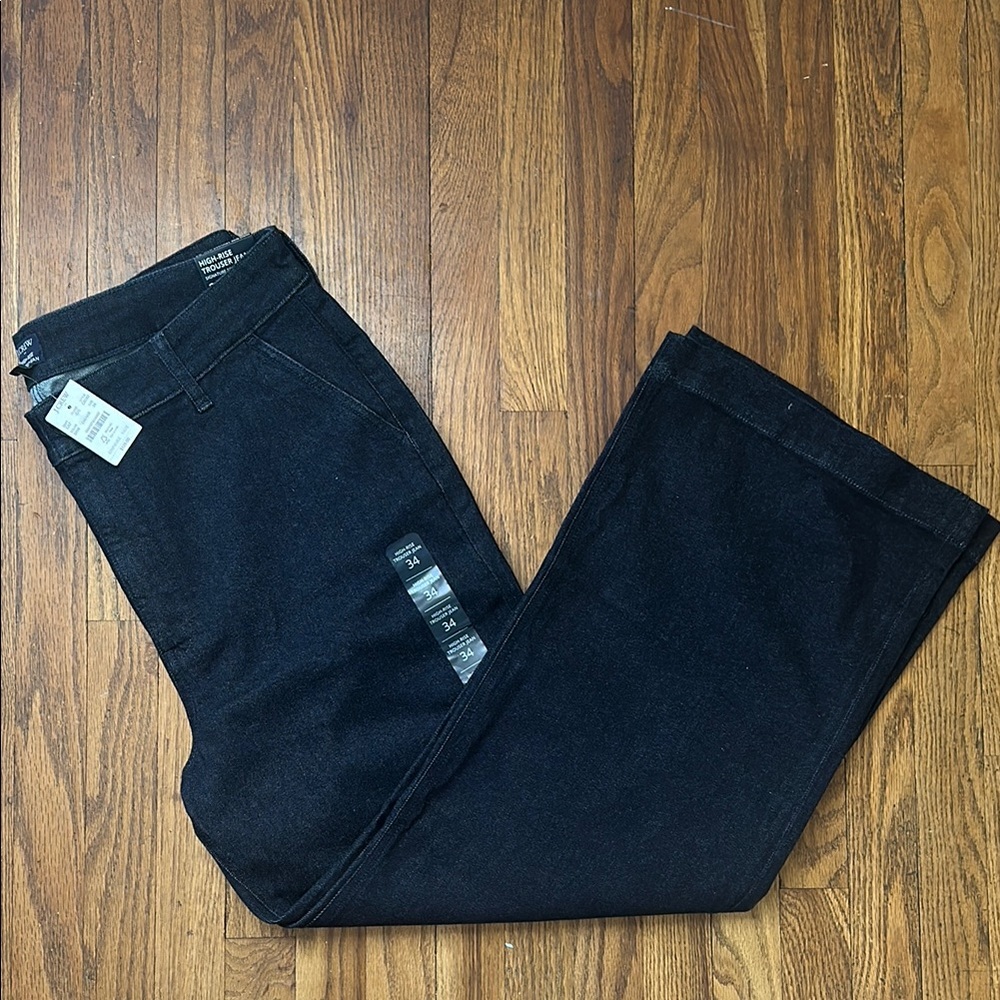 NWT JCREW factory wide leg trouser jeans
